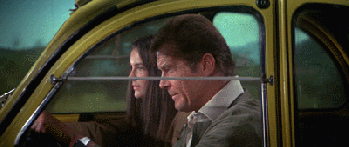 Image result for roger moore for your eyes only gif
